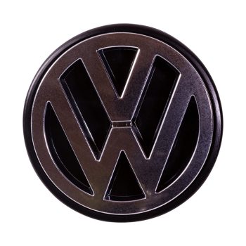  VW emblem, chrome, rear: Golf Mk2 (1988-1992), Jetta (1986-1992)