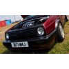   Front grille 5-slat, with single headlight, black: Golf Mk2 (1988-1992)
