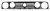 Front grille, 5-slat, dual headlights, black, 141mm diameter for central position light: Golf Mk2 (1988-1992)