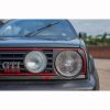   Front grille emblem, GTI 16V chrome and red: Golf Mk2 (1988-1992), Jetta (1988-1992)
