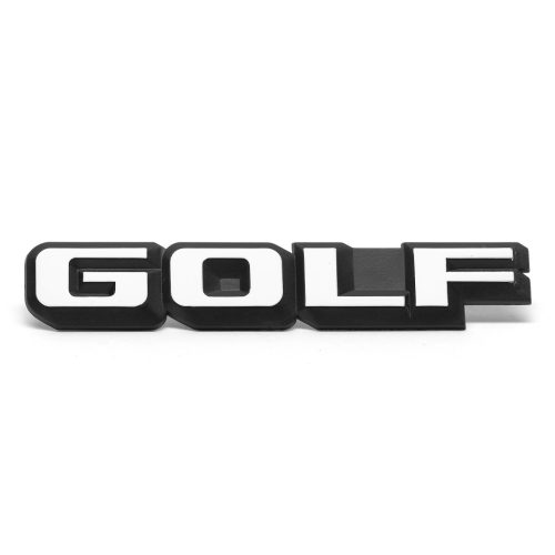 Hátsó Golf embléma, fekete-fehér: Golf Mk2 (1984-1987)