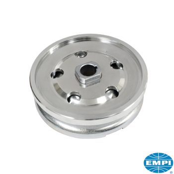   Generátor/dinamó ékszíjtárcsa, 12V, , 12V, fém belsö és polírozott alu külsö, Billet stílus