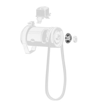   Gyürü ékszíjtárcsa hézagoló alátét és anya között