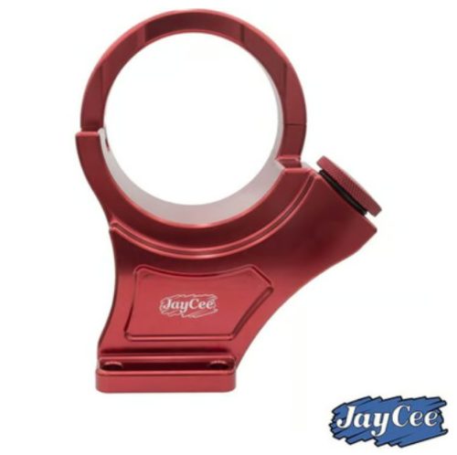 Generátor talp, Billet stílus, Rubint piros, 12V, Jaycee