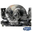Generátor talp, Billet stílus, Rubint piros, 12V, Jaycee