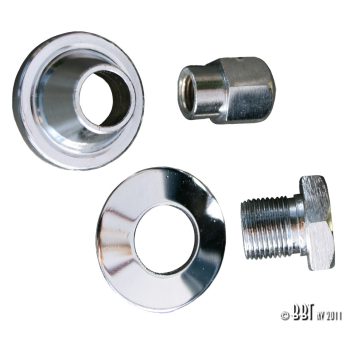 Króm csavar készlet, fötengely/dinamó véghez