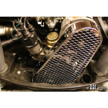 Ékszíj takaró króm, rácsos 12/13/15-1600cc