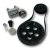 V-belt pulley set, with tensioner roller, with ribbed belt, black, SCAT, Beetle 07/60-08/79, T2 1961-1967, T2 1968-1979,