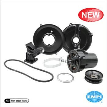 12Volt generátor szett, 55Amp, fekete, EMPI