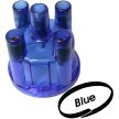 Ignition distributor cover, blue
