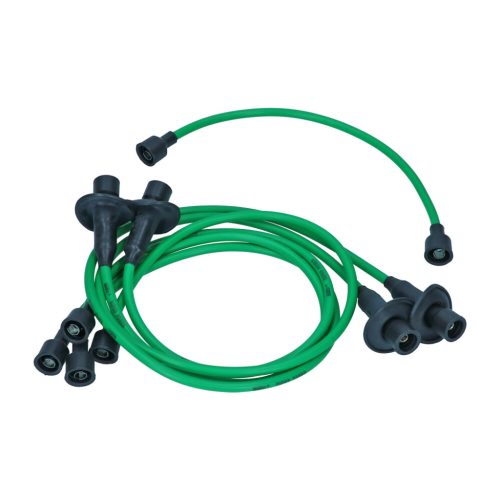 Gyújtókábel szett, zöld, réz