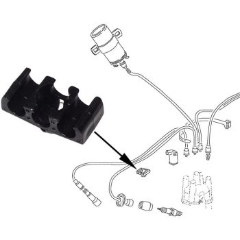 Gyujtókábel tartó 3 részes