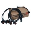 Ignition cable set standard. black, Copper.
