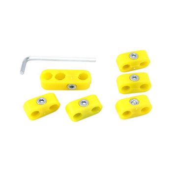 Gyújtókábel tartó, sárga,