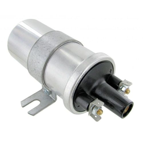 Ignition coil, 6 Volt, alu finish, Classic Line