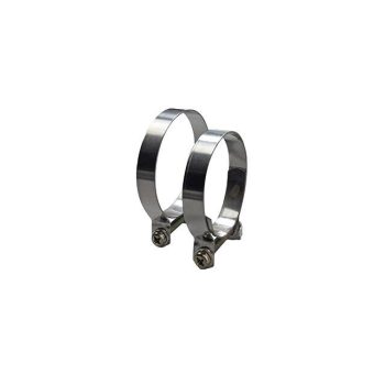   Szivócsonk bilincs , rozsdamentes  13-1600cc (párban a kicsi+nagy) a duplaszívós szívócsöre (cc a nagy bilincs 46-40mm, a kicsi 37-30mm átmérö)