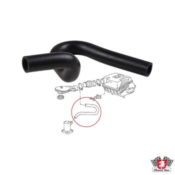   Szívócsö, kartercsö a légszüröhöz, T25/T3 1.9 (DG/SP) 	08/82-07/92