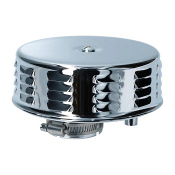 Bordázott króm légszürö