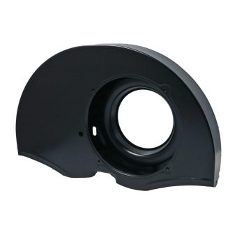    Fan housing, black, rear oil cooler housing without protrusion, without opening