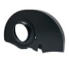    Fan housing, black, rear oil cooler housing without protrusion, without opening