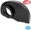 Super fan shroud with air ducts and without "Doghouse", 36 HP style, black, EMPI