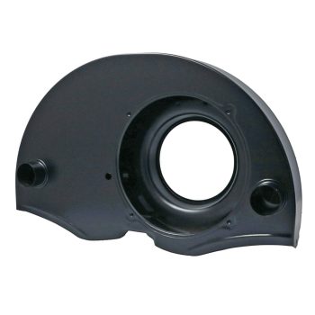 Fan housing, black, with opening, with oil cooler