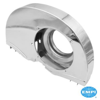   Szuper ventilátorház fütölevegö kivezetés nélkül és "kutyaházzal", 36 LE stílusú, Króm