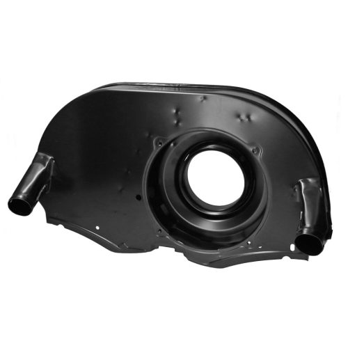 Ventilátorház, fekete, 13/1600, dupla szívócsonkos