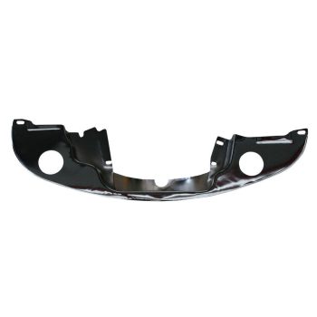 Motorborító lemez, króm, fütéscsö nyílásokkal