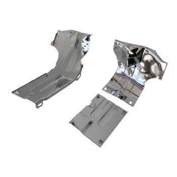 Motor alsólemez, króm (3db)