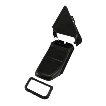   Ventillátorház külsö borítás, A nagy olajhütö burkolata hátul, fekete