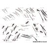   Window wiper blade, silver, pair, 24.5 cm, Beetle 08/58-07/64