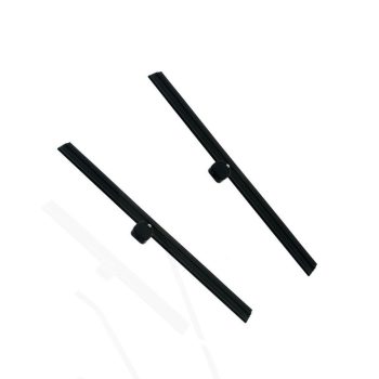 Wiper blade, black, pair, 24.50cm, Beetle 08/58-07/64