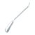 Wiper arm, left/right silver, Beetle 08/59-07/64