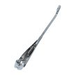 Wiper arm, left chrome,  Beetle 1200L 08/73-, 1300 08/72-