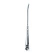 Wiper arm, left chrome,  Beetle 1200L 08/73-, 1300 08/72-