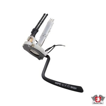   Ablaktörlö kapcsoló,  Bogár 1200 08/75-, Bogár 13/1600/1303 12/73-, Typ3/Typ4 08/71- (6 lábú, fekete) Classic Line