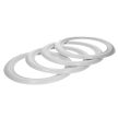 White rubber wall hoop 13 Inch (4pcs)