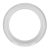 White rubber wall hoop 17 inch (4pcs.)