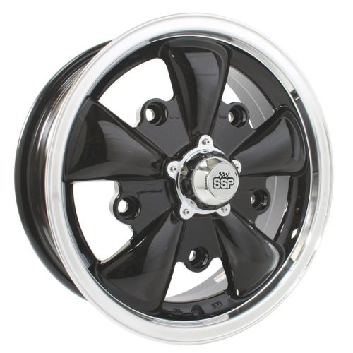 SSP GT 5 küllös könnyüfém felni, fekete, 5.5x15", 5x205 PCD, ET20