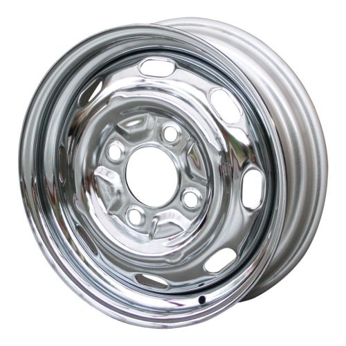 Original rim, chrome, 4 holes 4.5X15 T1/KG 08/67-,T3 08/65-,T181 08/69-