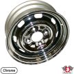 Eredeti felni, króm, 4 lyukú 5.5X15 ET+25 T1/KG 08/67-,T3 08/65-,T181 08/69-