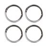   Stainless Steel Rim Trim, Chromed Steel Wheel Trim for 14 Inch Rims (4pcs)