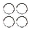 Stainless Steel Rim Trim, Chromed Steel Wheel Trim for 14 Inch Rims (4pcs)