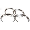   Stainless Steel Rim Trim, Chromed Steel Wheel Trim for 14 Inch Rims (4pcs)