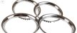 Stainless Steel Rim Trim, Chromed Steel Wheel Trim for 14 Inch Rims (4pcs)