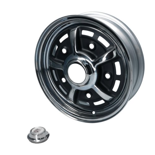 BBT Sprintstar felni, króm/fekete, 5 csavaros (5x205), 4,5 x 15", ET +34
