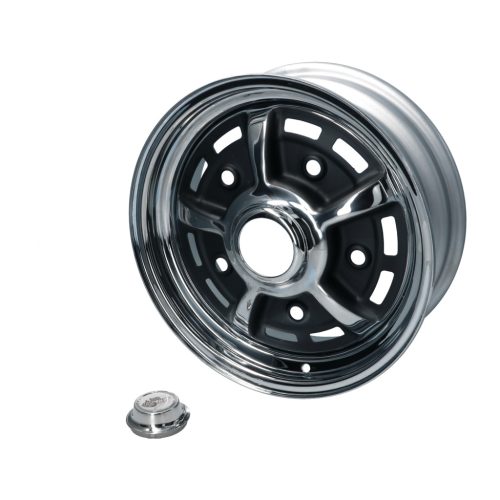 BBT Sprintstar felni, króm/fekete, 5 csavaros (5x205), 5,5 x 15", ET +34