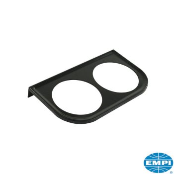 Instrument bracket 2 holes, 52 mm, black
