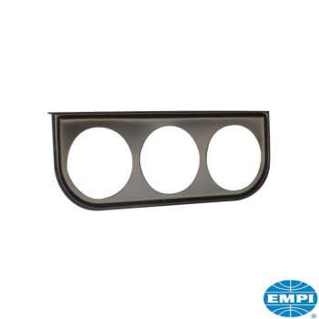 Instrument bracket 3 holes, 52 mm, black